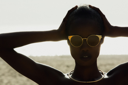 South Sudanese model Tina J.