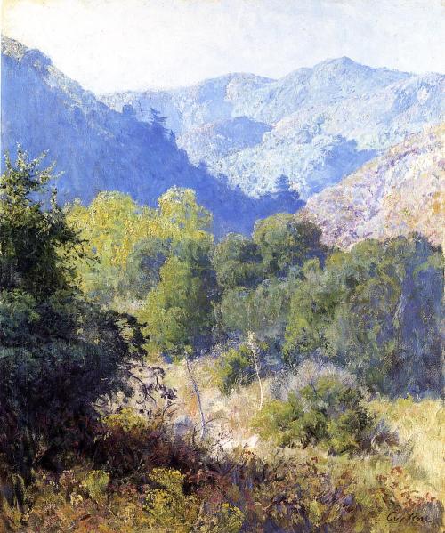 View in the San Gabriel Mountains, Guy RoseMedium: oil,canvas