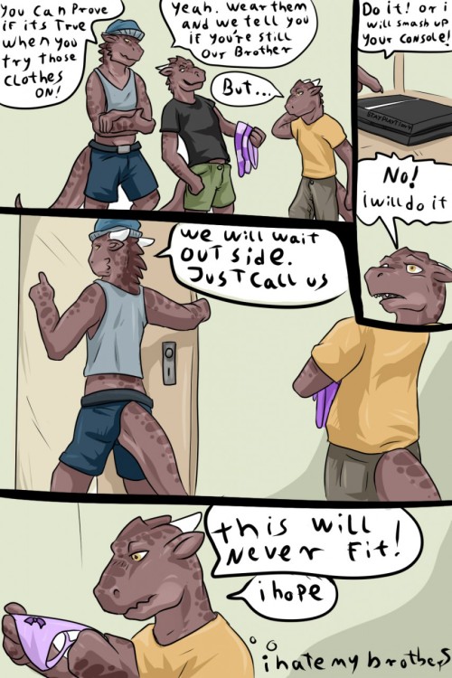 furryrule34andmore:  Nasty Brothers (Part 1)Source:  http://www.furaffinity.net/user/lizardlars/