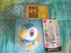 new piplup gets :> and a raichu card!