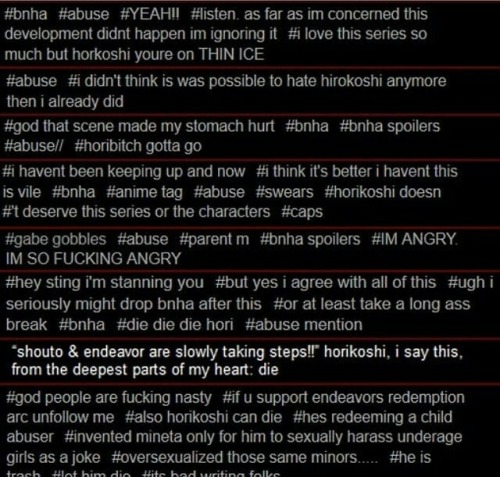 What The Fuck Is Wrong With This People? I Get It Endeavor Was An Ass, But Wishing Him Death Is A Bit