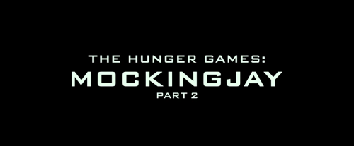 Title cards from The Hunger Games Franchise films