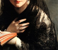 Friedrich von Amerling — In Träumen versunken (detail). 1835