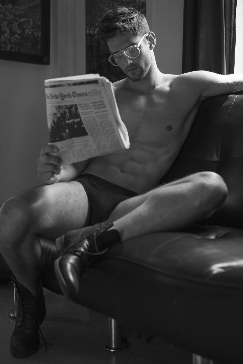 strangeforeignbeauty:  Ricardo Baldin by Johnny Lopera [ b&amp;w | male models | 1000+