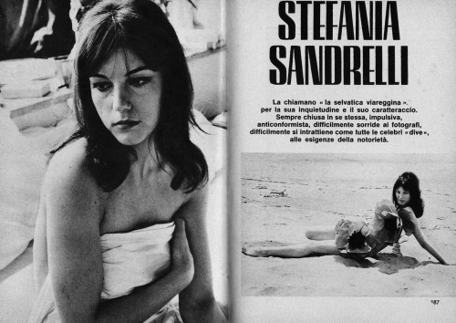 Stefania Sandrelli onKilling, n° 40, 1968 - La morte è servita.