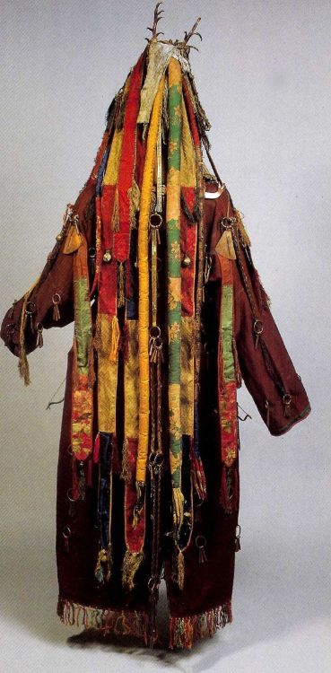 Reverse of costume , Mongolian shaman’s garment.