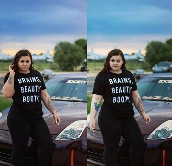curvyangels:🤩 Get This Shirt  teechip.com/brainsbeautybooty