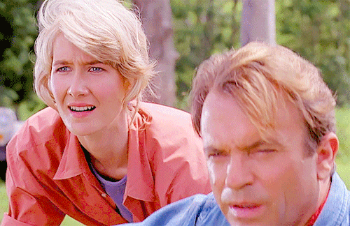 elizabethbaenks:Dr. Alan Grant and Dr. Ellie Sattler, Jurassic Park (1993)