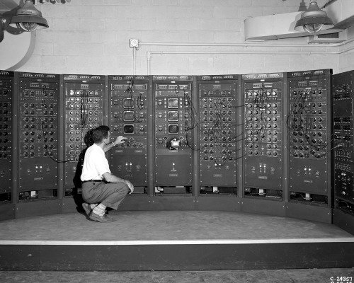 bassman5911:Analog Computing Machine in Fuel Systems Building Analog Computing Machine in the Fuel Systems Building. Thi