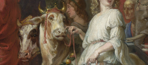 paintingses:A Roman Triumph (details) by Peter Paul Rubens (1577-1640)ca. 1630, oil on canvas stuck 
