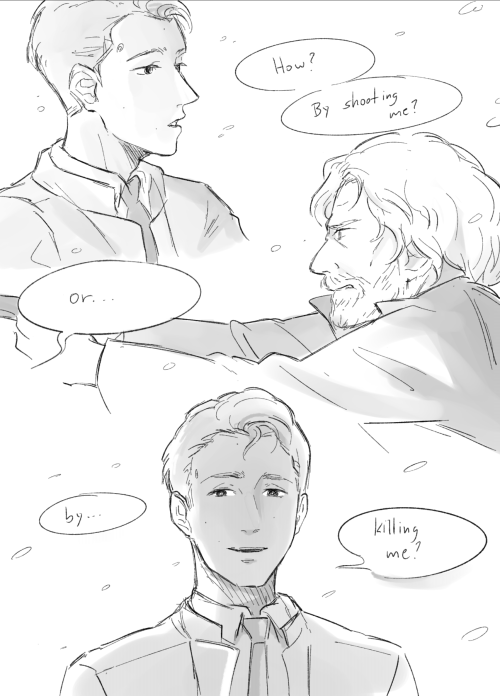 “Moment of truth, Hank”What happens if connor and hank already built a relationship when connor sudd