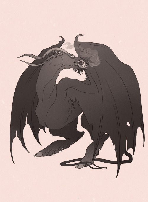 The cold mists of the morning hide a monster among the pine barrensIt is the Jersey Devil! I haven&a