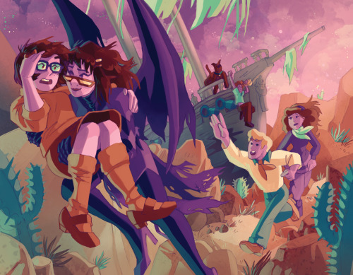 Oh and a little late but here’s the full piece I did for that Scooby Doo zine awhile back.