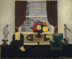 Art-Pickings:  Horace Pippin (1888 – 1946, American) Victorian Parlor (Also Known