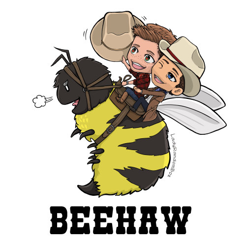 I’ve been working on my chibi style lately and finally figured out a style I like. The “Beehaw” desi