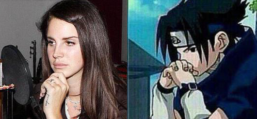 let-the-drumbeat-drop:  cabbagefuneral:  cabbagefuneral:  marina and the diamonds and naruto were both born on october 10th… i knew that lana and sasuke are both cancers and are also literally the same person.. so i was like.. i wonder if lady gaga