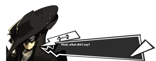 So I Finally Caught Up On Hazbin Hotel And I Just HAD To Do A Silly With The P5 Dialogue Generator Since