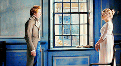 rosamundpike: My dear Mr. Bennet, have you heard that Netherfield Park is let at