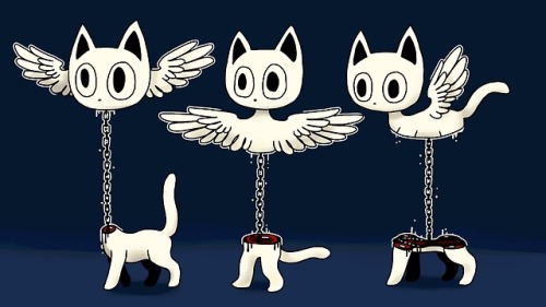 sinnykitt:The cats want to fly away but I won’t let them