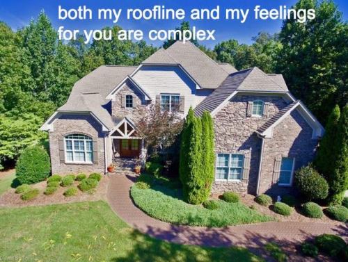 mylordshesacactus:mcmansionhell:happy valentines day[id: realtor photo of the front of one of the wo