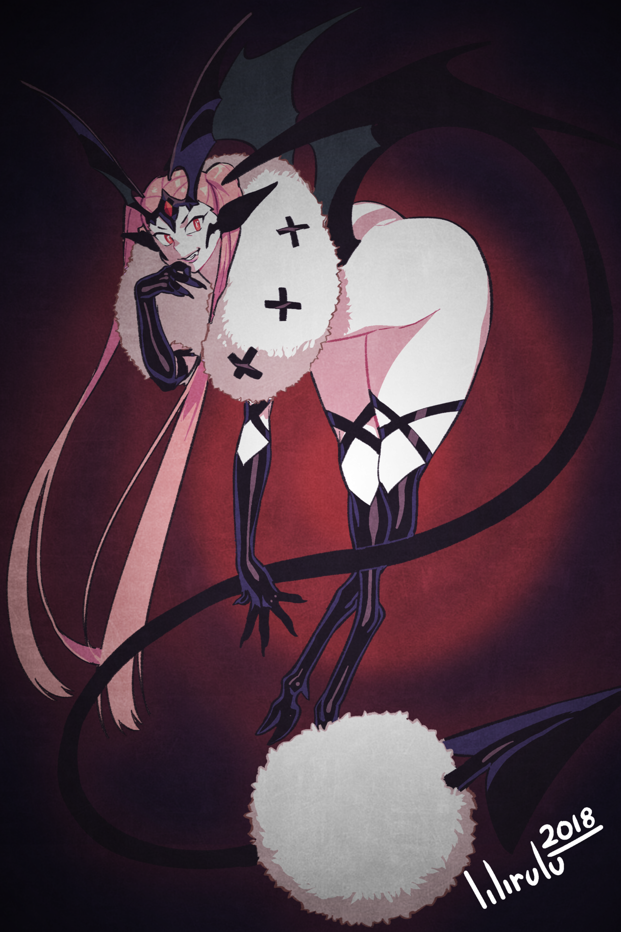 lilirulu: Monster May - Day 16: Arch Demon I wanted to draw my sexy demoness~ Made