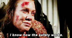 andreaharrisn:    the walking dead meme | ten scenes [3/10]  ↳ welcome to the tombs (3x16)    