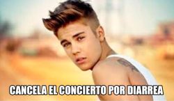 follamoscongordas:  No soy un defensor de Justin Bieber precisimente, pero la diarrea me parece un motivo legitimo para cancelar un concierto, quiero decir, su música ya es bastante mierda como para que encima se cague en el escenario.