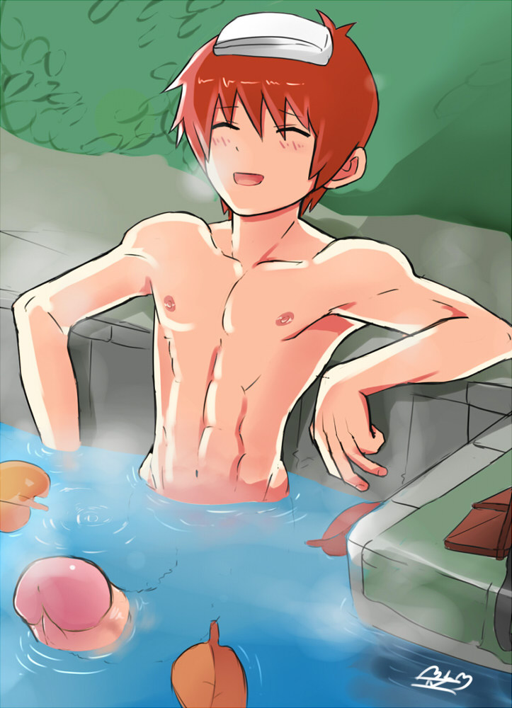 lostanemone:  And after the battle, thief boy goes to the hot springs to chillax