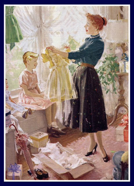 aven-green: Feminine Boy The 1950s Christmas I so often dream I could have experienced..
