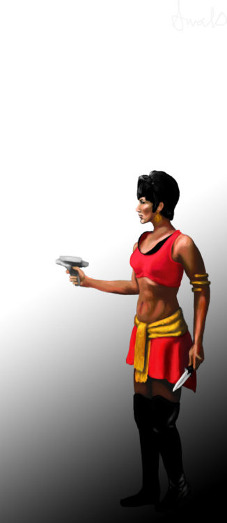 tos-fanart: Mirror-verse Uhura by FairyDandy