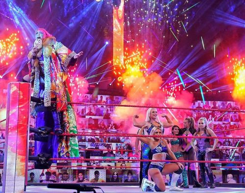 wwe: What a way to kick-off #WWERaw, with a HUGE win from @wwe_asuka, @mandysacs, and @ashasebera_da