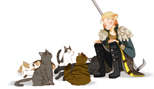 srslyarts:i have 5 cats although no orange tabby sadly but i think anders would love them anyway (=^