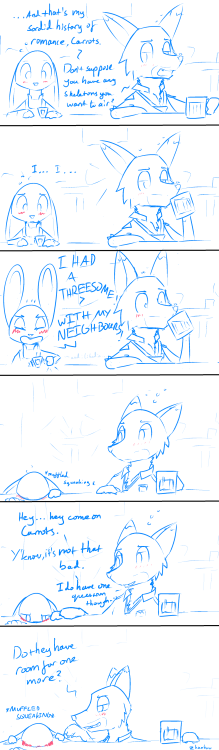 ppdk:zhanbao:a noncanon aftermath of @tgweaver‘s The Neighbours’ Toy (NSFW) imgur link cause tumblr hates meIn my head nicks reaction is more along the lines of “……”X3!