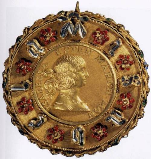 venicepearl: Gian Cristoforo Romano 1495 – Medal of Isabella d’Este