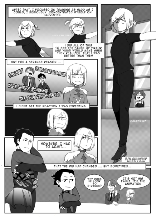 malengilblog: Yuri on ice parody, completed  This was part of a yuri on ice Fanbook (with just Latin American participating) so i was lucky enough to be chosen …..well i wanted to put this here first, because i think it was really difficult the work