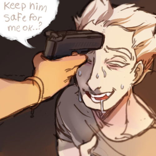 mochiibunbab:  So I’ve been talking with a friend about this zombie AU.. 