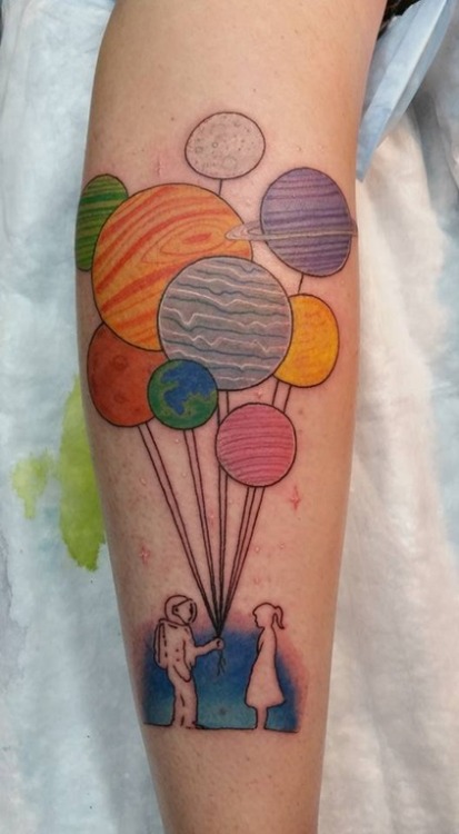 gingerperson2291: sixpenceee: I love this tattoo.  Posted by whiskyart I give the universe to y