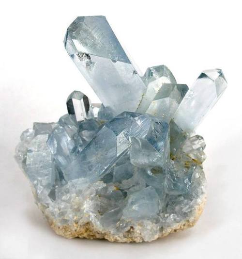 CelestineCelestine (also known as celestite) is a mineral composed by strontium sulfate (SrSO4). Its