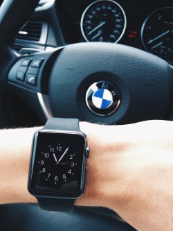 amazingcars:  treunenthibault:  Apple Watch x BMW  😍