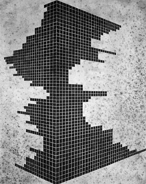 nearlya:  Danny Jauregui. Gouache/graphite on canvas, 2007-2010