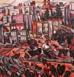 Abraham A. Manievich (Mstsislaw, Russia, 1881 - Bronx 1942); Bronx I (C. 1923-24),