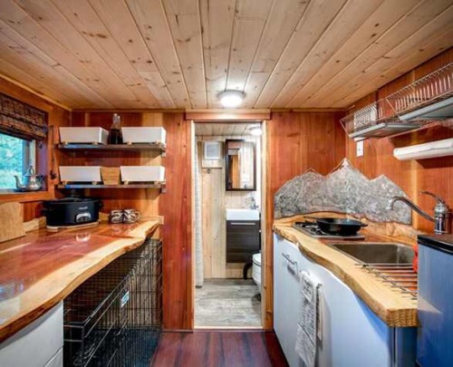 goodwoodwould:  Good wood - compact, comfy and cool as hell, the ‘Basecamp Tiny Home’ by Backcountry Tiny Homes.