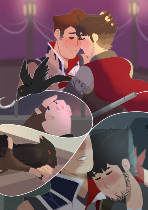 the-flyingace:

My part from the @shipwreckedfanzine , not my best in my opinion but was fun to try out this style for the zine! #oh YUHHH#fair game