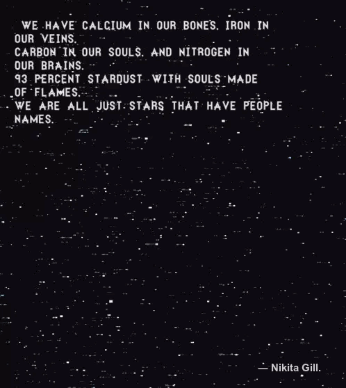 nyyxbby: we are all just stars with people names✨