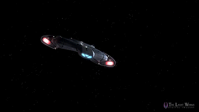 startrekships: Defiant flyby by The Light Works [video]