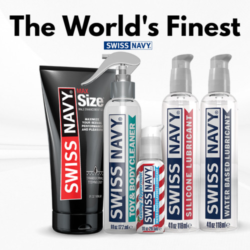 Make sure your using The World&rsquo;s Finest Lubricant! Swiss Navy Check out our range at www.s