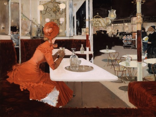 lionofchaeronea: The Café, Fernand Lungren, 1882-84