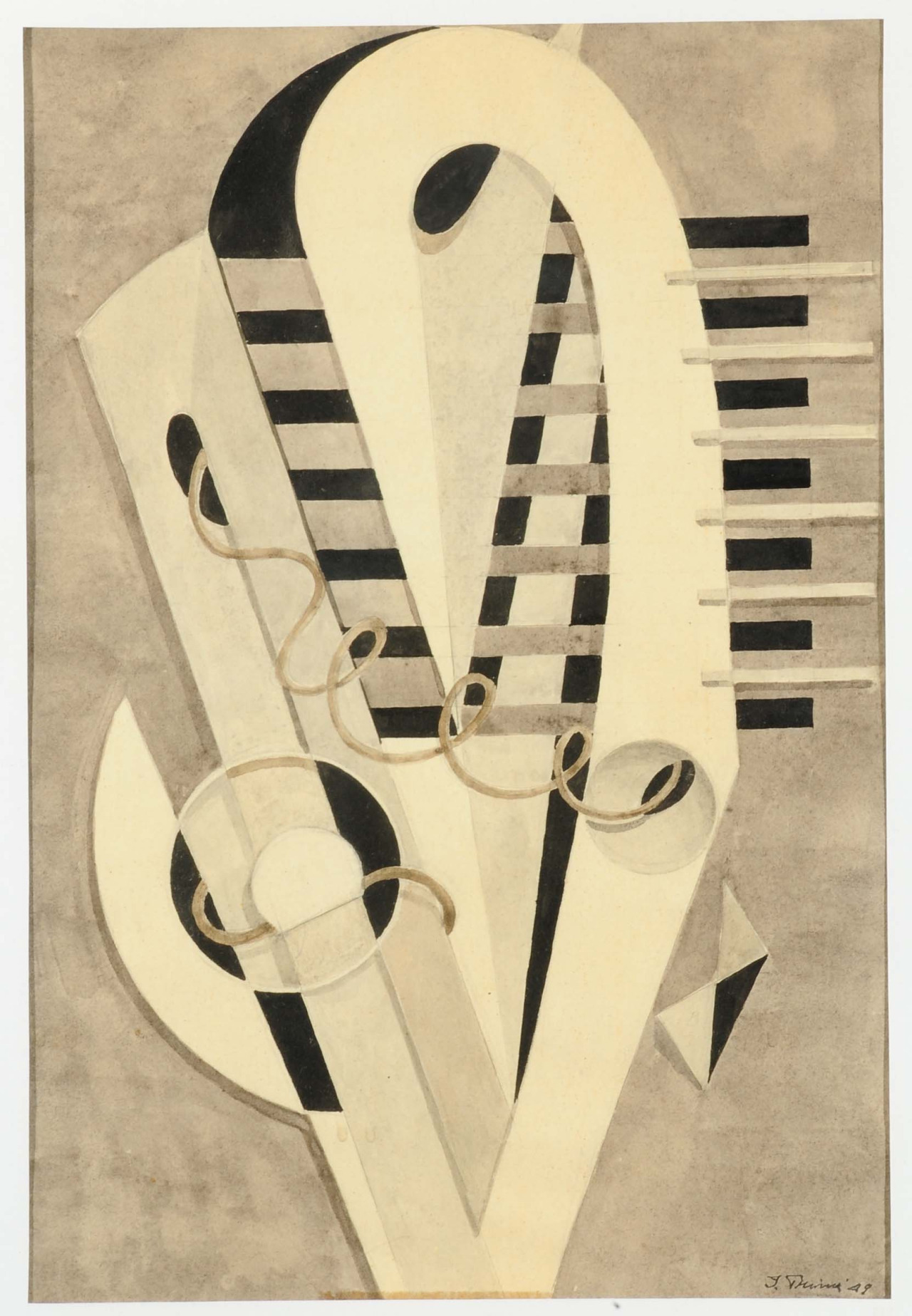 thunderstruck9:  Italo Primi (Italian, 1903-1983), Senza titolo, 1949. Watercolour