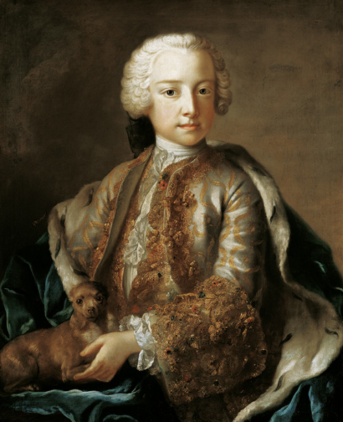 history-of-fashion:ab. mid-1730s-1748 Etienne Chevalier - Johann Nepomuk Karl, Prince of Liechtenste