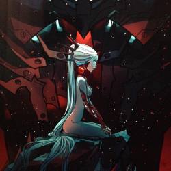 ottoghetto:  The Princess. 50x70 poster, detail #luccacomicsandgames2015 #artbook #ottoschmidt 